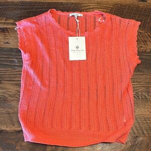 Coral Knit Sleeveless Top